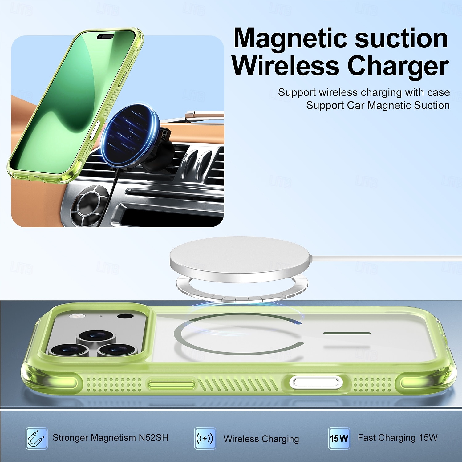 Phone Case For Samsung Galaxy 17 Pro Max 17 Air 16 15 14 Pro Max Plus 13 Pro Max Back Cover Magnetic Adsorption Support Wireless Charging Kickstand Non-Yellowing Retro TPU Acrylic 2025 - $16.99 –P5