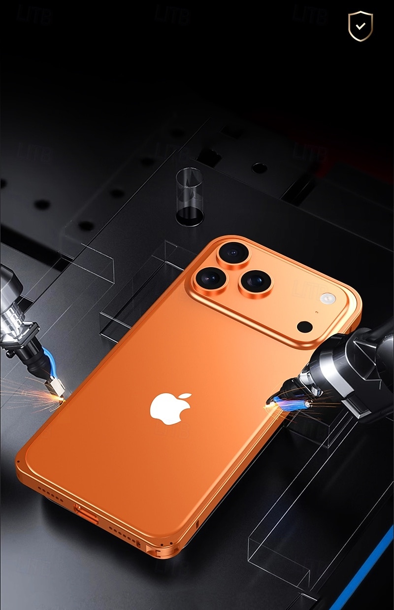 телефон Кейс для Назначение iPhone 17 Pro Max 17 Air 17 Противоударная рамка Защита от удара Ретро Металл 2025 - $12.99 –P3