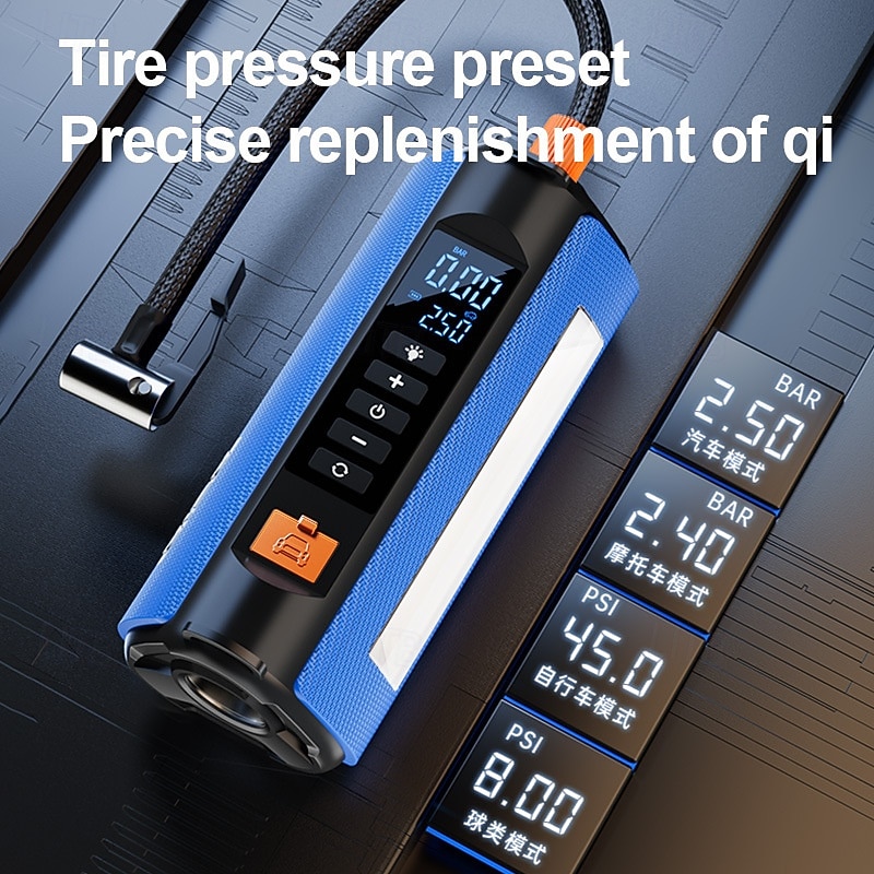 Car Starter Power Bank Car Tire Compressor Portable Charger Car Jump Starter Air pump Booster Auto Emergency Start 2026 - $81.99 –P9