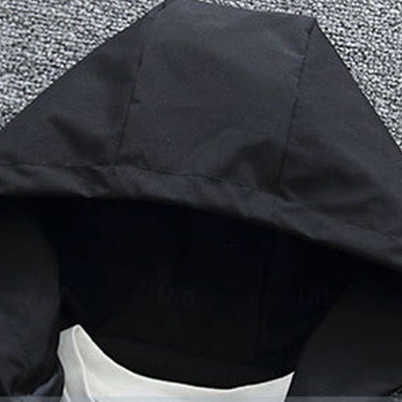 Barn Flickor Vandringsjacka Friluftsjacka Kappa Leopard Mode Dragkedja Ficka Vindtät Utomhus Täcka Ytterkläder 4 år + Vår Vit+Svart 2025 - $20.99 –P6