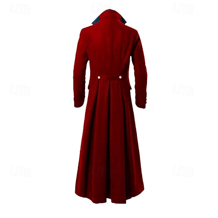 Retrò Vintage Punk & Gotico Medievale Cappotto Trench Vampiro Costume Per uomo Halloween Carnevale Feste Casual Quotidiano Fiera Rinascimentale Adulti Cappotto del 2026 a $40.99 –P12