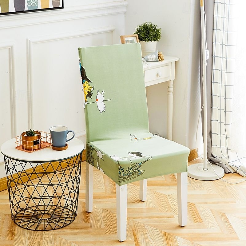 כיסוי לכיסא אוכל נמתח, כיסוי מושב קצר נשלף ורחיץ ידידותי לחיות מחמד, מגן כיסא עמיד למלון, חדר אוכל, אירועים, מסיבת חתונה 2025 - $8.49 –P8