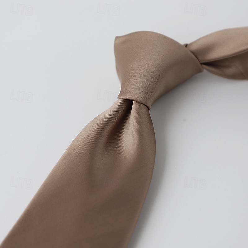 Men's Neckties Fashion Classic Modern Contemporary Plain Wedding Party Daily Wear 2026 - $8.99 –P14