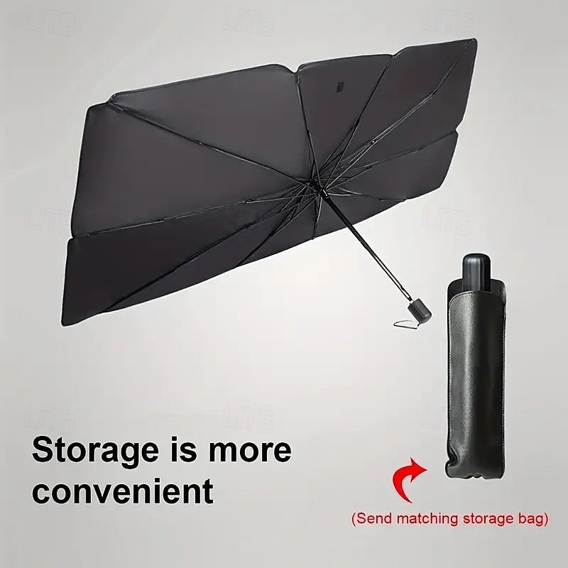 parasole per parabrezza auto – parasole con protezione UV e blocco del calore con tendina per la privacy, accessorio interno per auto di piccole dimensioni, ombrello per parabrezza del 2025 a $13.99 –P3