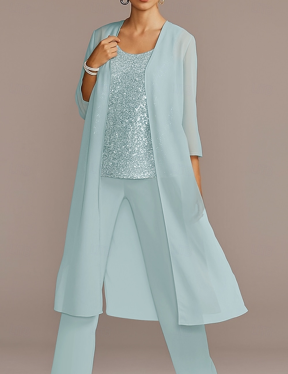 Chiffon 3/4 Sleeve Shrugs Cape  For Party Evening Mother of Bride  Wedding Guest Simple Pure Color Wedding Wraps dress to impress 2025 - CAD $57.99 –P20