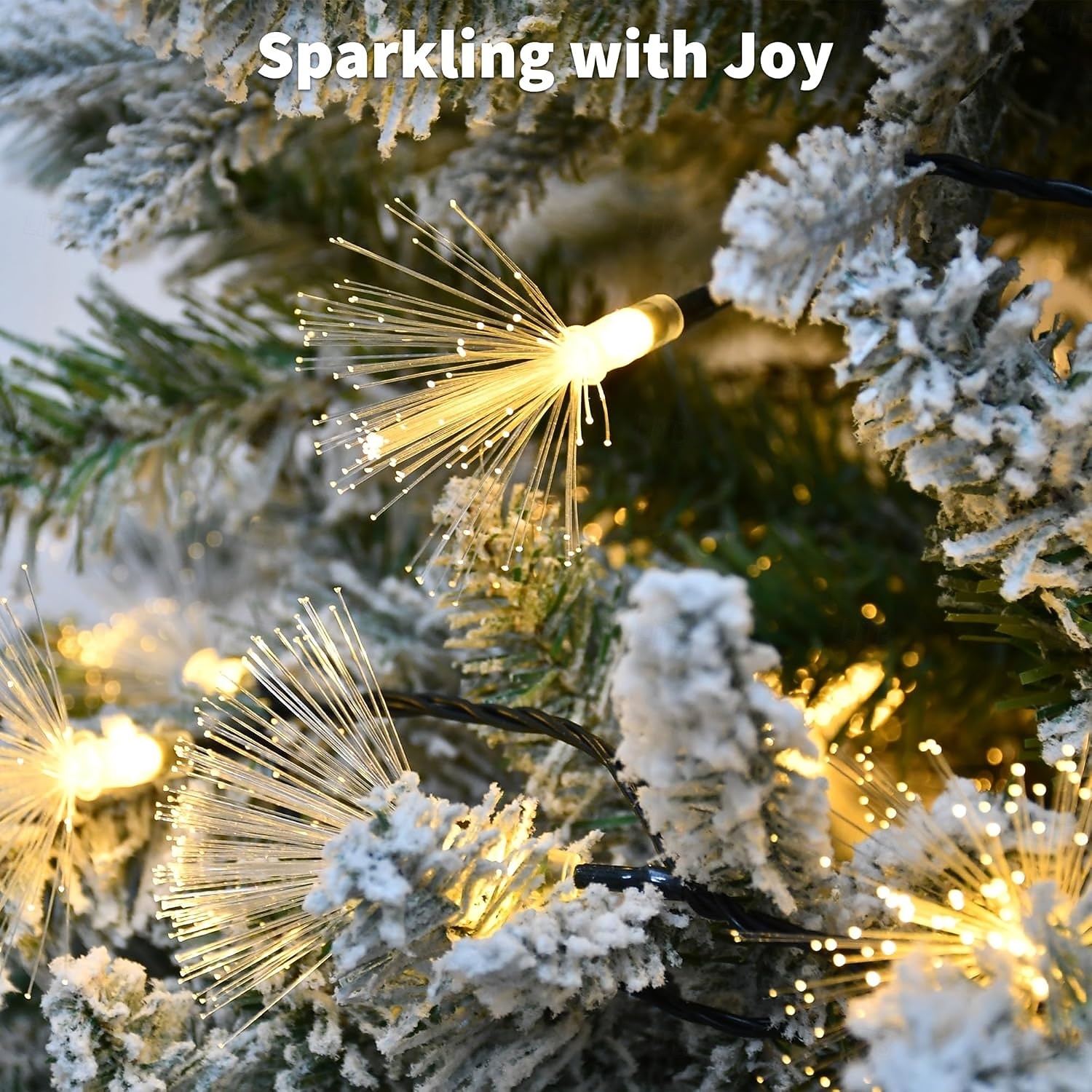 Оптоволоконный сказочный гирляндный светильник 1,5 м 10 светодиодов/3 м 20 светодиодов на батарейках, светодиодный гирляндный светильник для свадебной спальни, украшения окна дома 2026 - $9.99 –P6