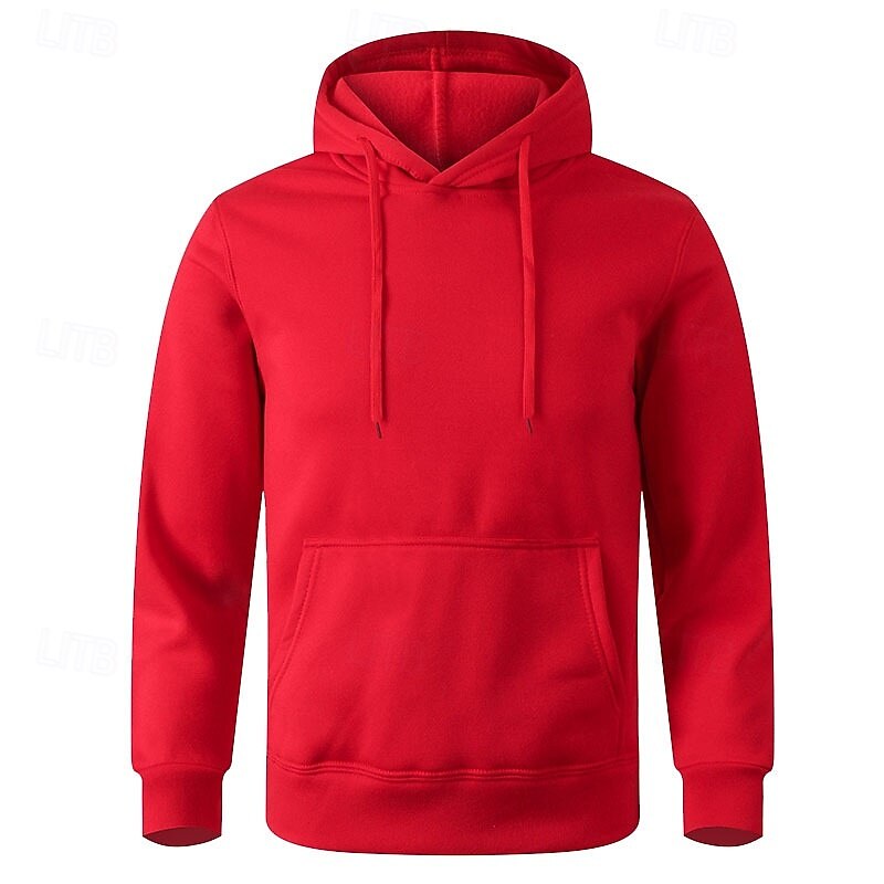 Hombre Sudadera Sudadera Con Capucha Sudadera con capucha de lana Negro Blanco Amarillo Rosa Verde Ejército Con Capucha Plano Bolsillo Deporte Casual Diario Ropa de calle Fresco Ropa deportiva 2025 - $17.99 –P7