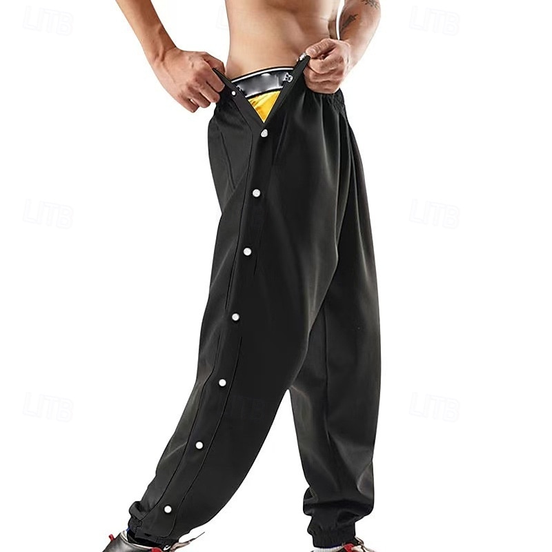 Voor heren Joggingbroeken Broek wegscheuren Broek Trekkoord Zak Elastische taille Kleurenblok Comfort Buitensporten Dagelijks Modieus Casual blauw Zwart / Wit Micro-elastisch 2026 - $22.99 –P3