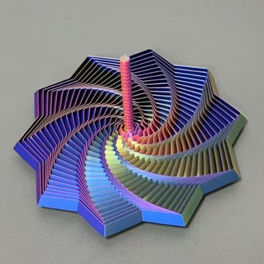 Расширьте сенсорную игрушку-звездочку для снятия стресса в форме шестиугольной звезды с ручкой, напечатанную на 3D-принтере, спиралевидный дизайн в виде сот для концентрации и снятия беспокойства. 2026 - $13.99 –P14