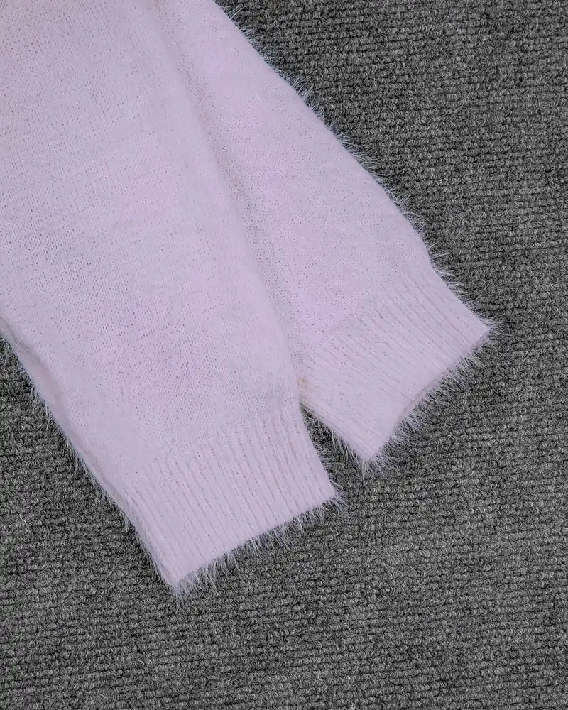 2026 Pull Décontracté Pour Homme En Laine Chaude De Couleur Unie