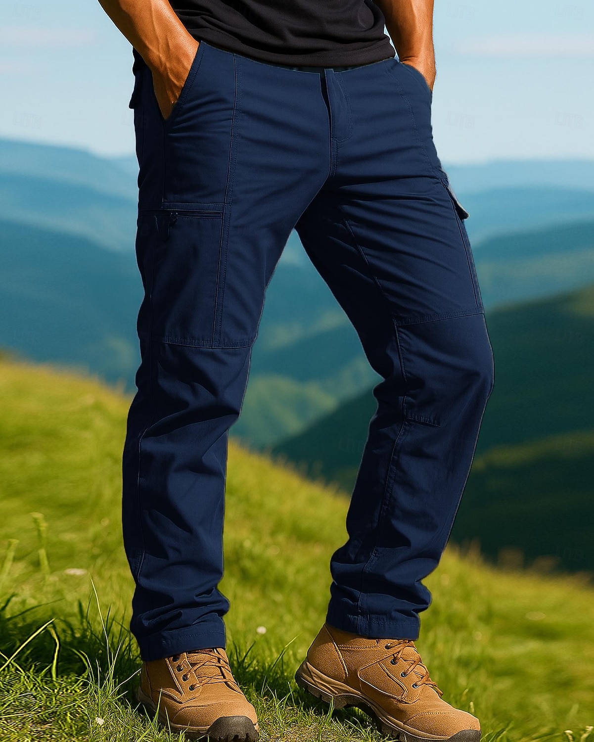 Męskie Spodnie cargo Spodnie turystyczne Wodoodporne spodnie turystyczne spodnie turystyczne Zima Na wolnym powietrzu Regularny Keep Warm Wodoodporny Odporność na wiatr Spodnie Kieszeń Ciemnoszary 2025 - €32.99 –P7
