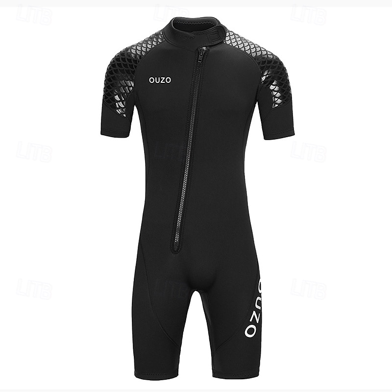 Femmes Maillot Anti UV Maillots de bain intégraux Combinaison Fine UPF50+ Séchage Rapide Haute élasticité Manche Courte Maillot de Bain ​fermeture éclair sur le devant Surf Plongée Plongée en apnée de 2025 ? $70.99 –P3