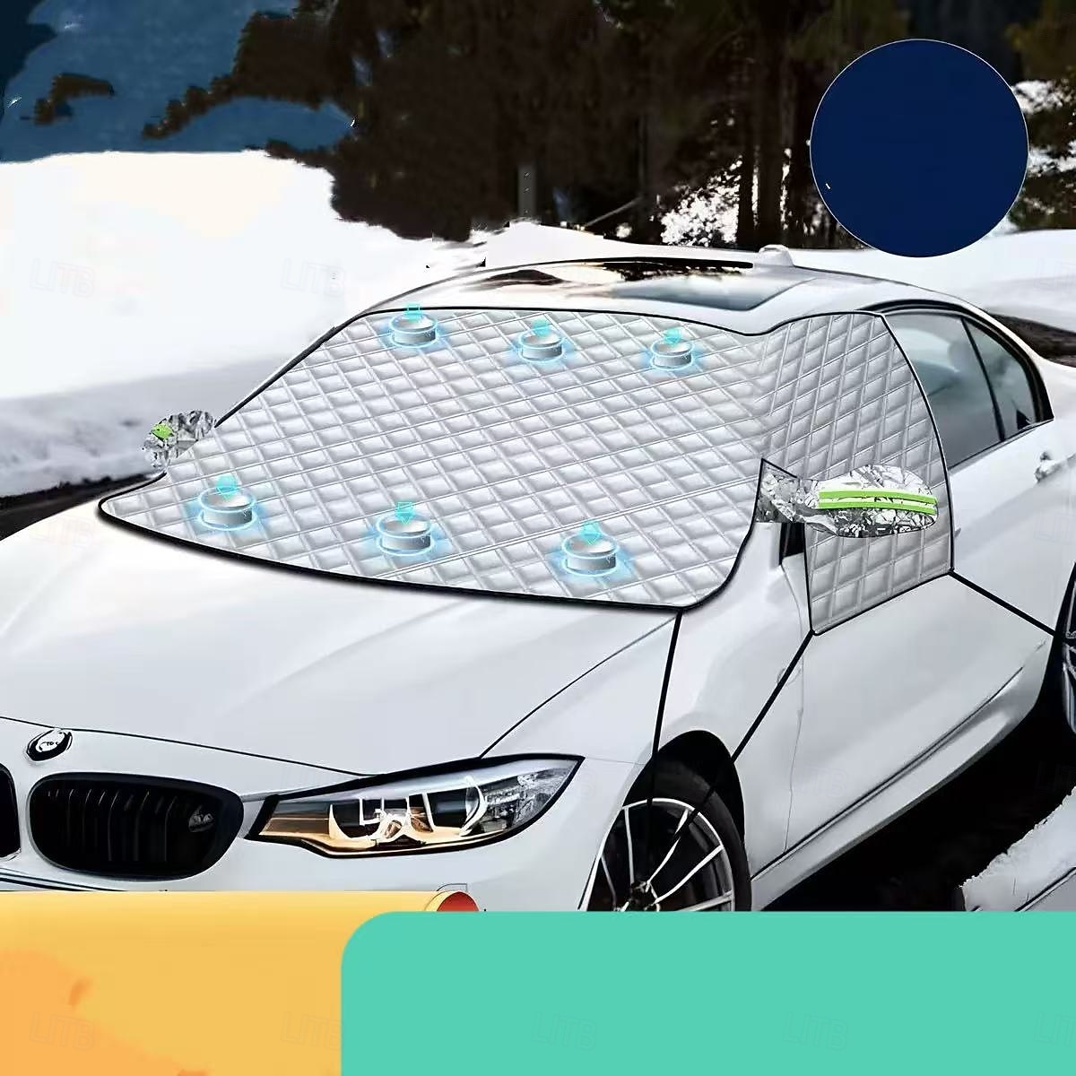 Funda magnética antinieve para coche, funda para media nieve con protección para parabrisas delantero, parasol grueso y protector de nieve resistente al calor para invierno y verano. 2025 - $10.99 –P10
