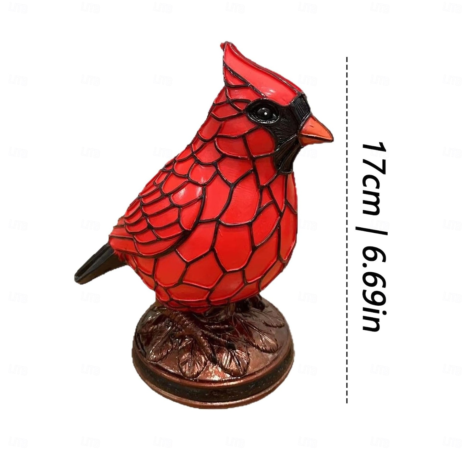 Lampă de noapte Cardinalis cu pasăre, rășină, lumină de noapte Cardinalis, decorațiuni de Crăciun, ornament de birou cu pasăre roșie, pentru noptieră, living, dormitor, decorare de casă 2026 - $29.99 –P9