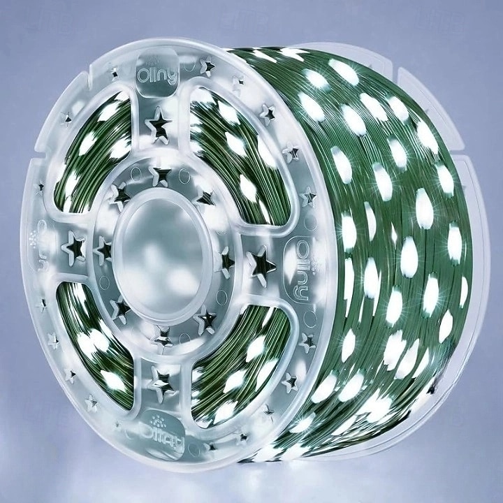 30m 50m 100M Lichterketten 300  500  1000 LEDs 2835 SMD 1 13 Fernbedienung 1 Set Warmweiß RGB Weiß Kupferdraht-Leuchten Weihnachtsbeleuchtung Party Urlaub Hochzeit 220-240 V 2026 - $25.99 –P2