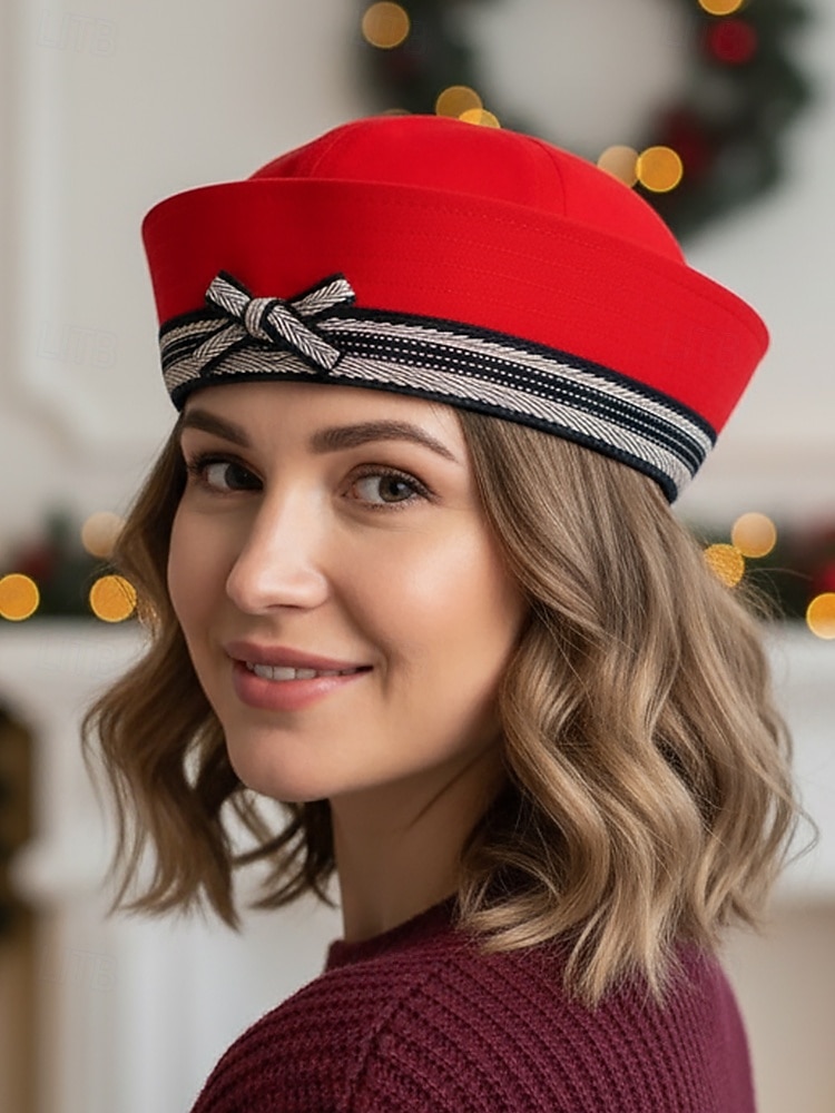 Damska czapka marynarska z napisem z kryształków, stylowa czapka do strojów K-pop, na bal maskowy i jako dodatek do kostiumów scenicznych 2025 - $18.99 –P3