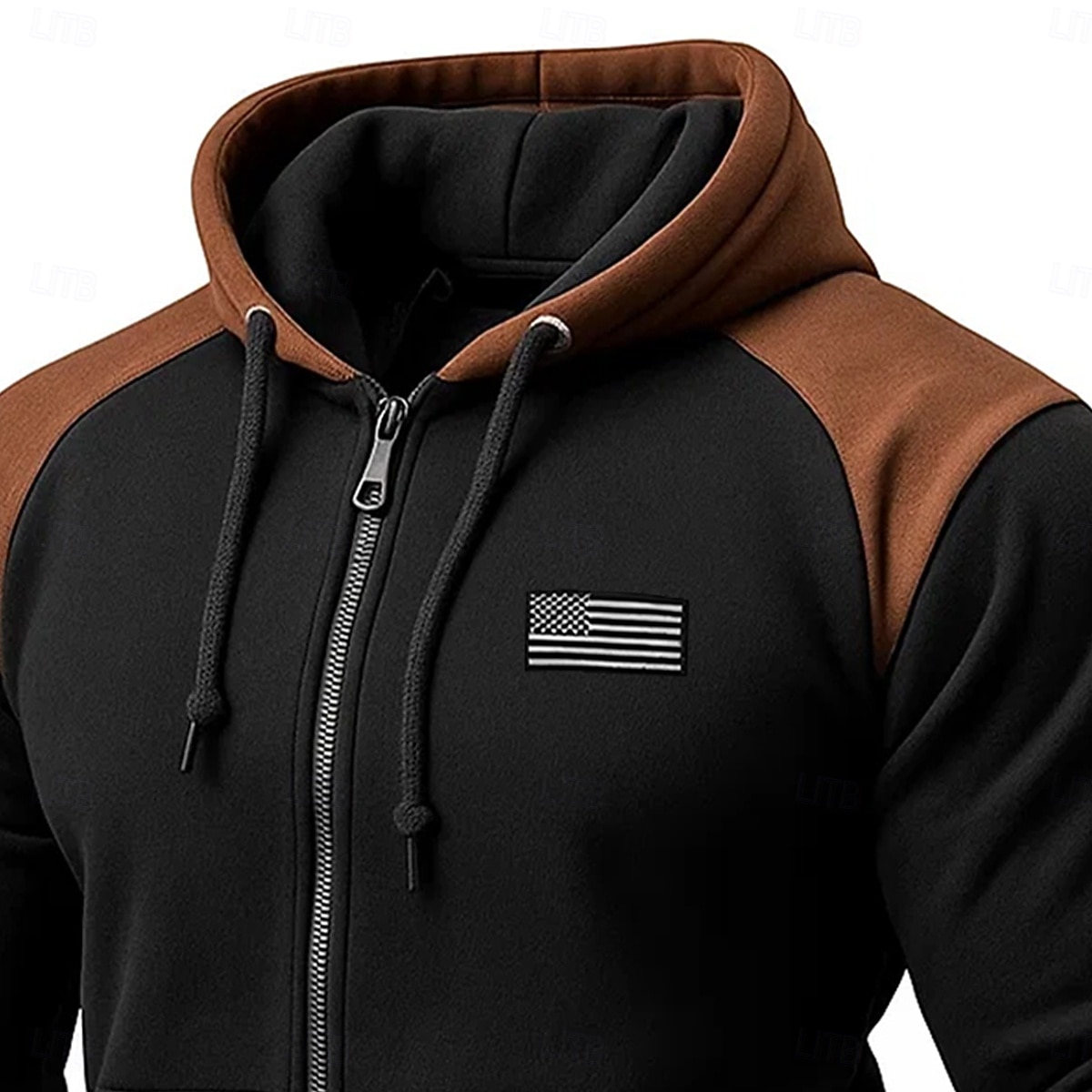 Homme Sweat à capuche Sweat à capuche zippé intégral Sweat à capuche en polaire Sweat à capuche tactique Noir bleu marine Kaki Gris Clair À capuche Uni Fermeture éclair Sport & Loisir Occasionnel de 2025 ? $27.99 –P2