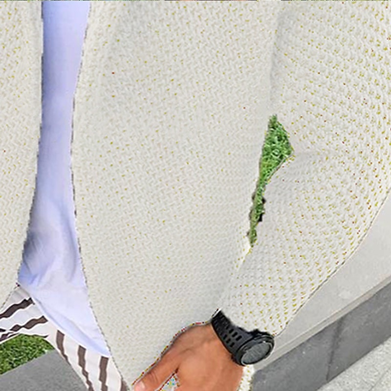 Per uomo Felpa Cardigan A Coste Maglia Top lunghi Lavorato a maglia Semplice Con Cappuccio Vacanza Moda Casuale Abbigliamento quotidiano Abbigliamento Primavera & Autunno Bianco Blu marino M L XL del 2026 a $45.99 –P4