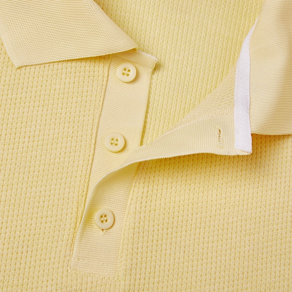 Per uomo Magliette Polo a Nido d'Ape Testurizzato Casuale Streetwear Bavero Manica Lunga Essenziale Moderno Semplice Testurizzato Bottoni Puro Primavera Autunno Tutte le stagioni Vestibilità regolare del 2026 a $26.99 –P4