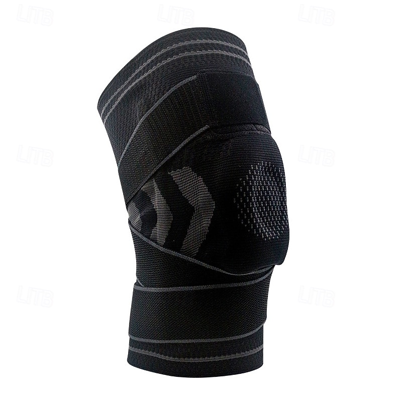 Masculino Pacote com 2 joelheiras de compressão esportiva Anti-Escorregar Tecido Dor no joelho Suporte de joelho Para Exercite-se LCA Levantamento de peso de 2025 por $20.99 –P12
