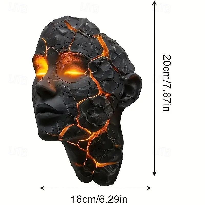 Trendy Shattered Soul wandlamp 3D illusie LED wandlamp Shattered Glass effect verlichtingsarmatuur geschikt voor slaapkamers woonkamers bars cafés - energiezuinig en eenvoudig te installeren 2026 - $59.99 –P5