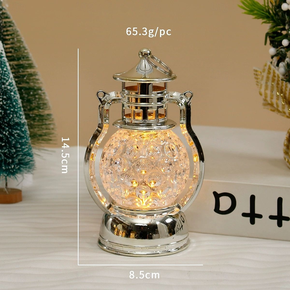 1PC Christmas Creative LED Wind Lamp Retro Oil Lamp New Year Party Wedding Festival Birthday Decoration Night Light Battery Powered 2025 - CAD $12.99 –P8