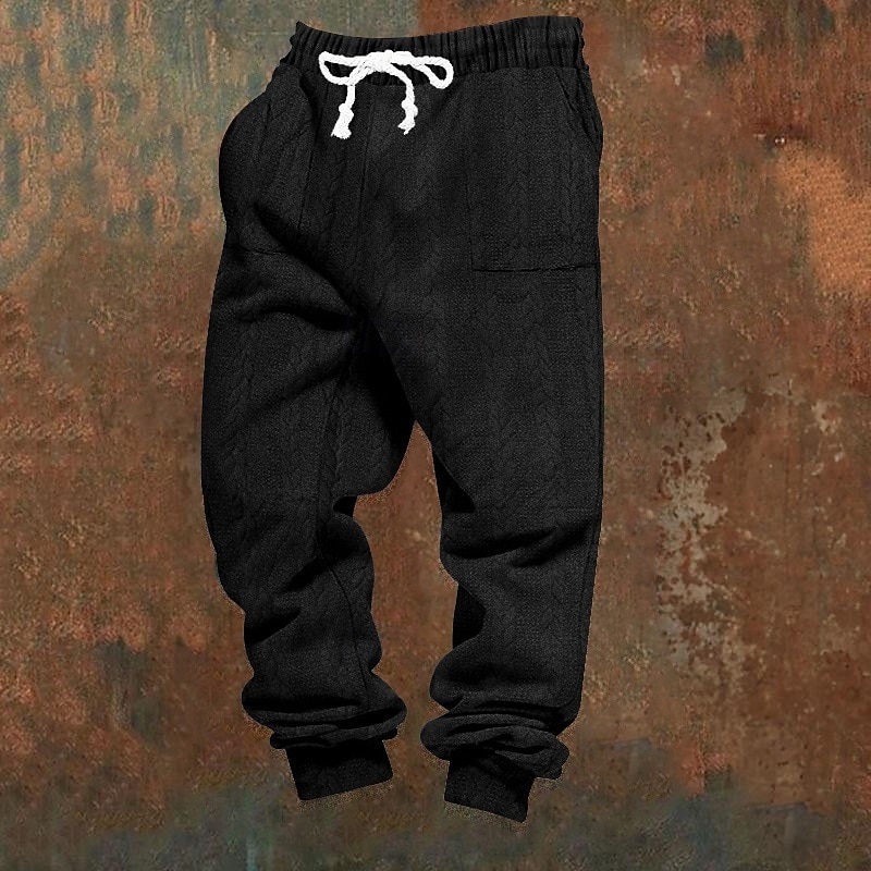 Homme Joggings Pantalon Jogger Pantalons Jacquard Cordon de serrage Avec Poches Uni Confort Sport en Plein Air Quotidien Mode Occasionnel Noir Blanche Micro-Élastique de 2026 ? $18.99 –P3