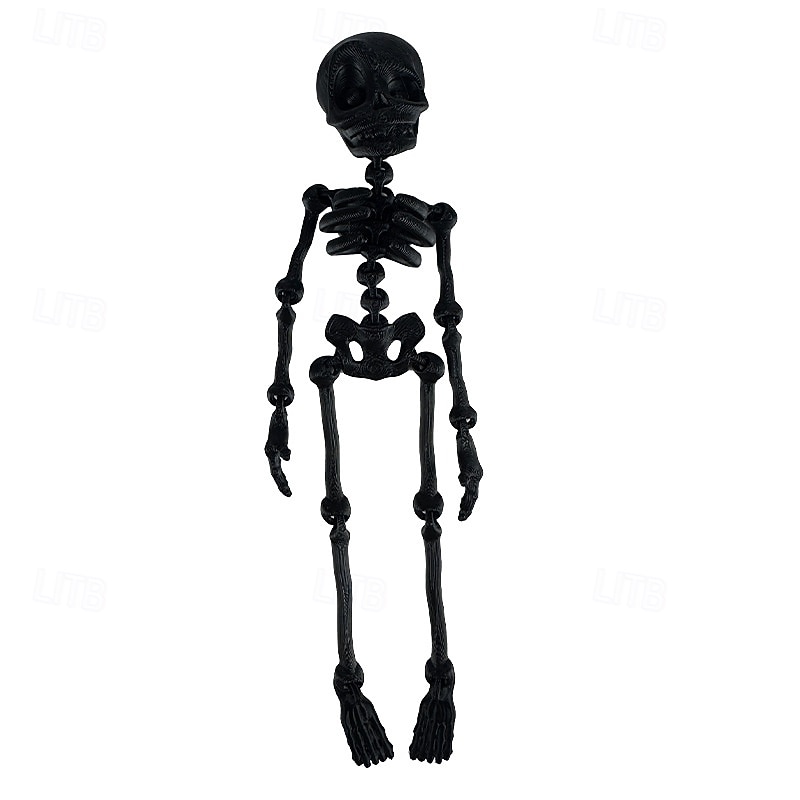 3D tištěné kostrové lidské klouby pohyblivé dětské halloweenské hračky kreativní samolepky na ledničku 2025 - $14.99 –P13