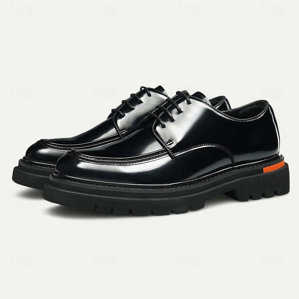 Men's Brown Genuine Leather Lace-Up Oxford Shoes – Classic Formal Dress Shoes for Business, Office and Evening Events 2026 - $119.99 –P16
