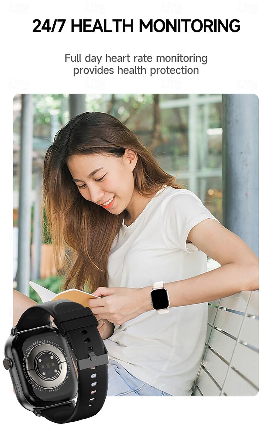 LM29 Montre intelligente 2.06 pouce Smartwatch Montre Connectée Bluetooth 4G Podomètre Rappel d'appel Moniteur d'Activité Compatible avec Android iOS Hommes GPS Longue Veille Appels Mains Libres IP68 de 2025 ? $89.99 –P9