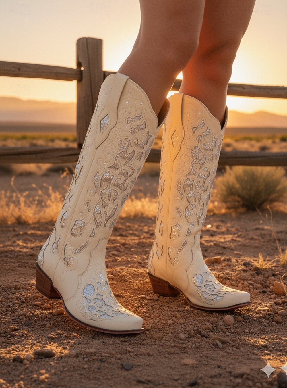 cizme de cowboy de epocă western de damă, împodobite cu strasuri, design din piele brodat pentru nunți și ocazii speciale 2025 - $84.99 –P3
