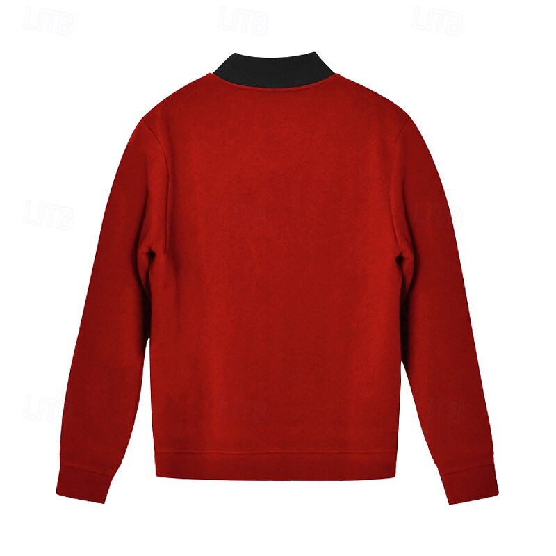 Per uomo Giacca Leggera Giacca Casual Vacanza Quotidiano Traspirante Tasca Primavera Autunno Blocco di colori Moda Classico Collo alla coreana Regolare Nero Giallo Rosso Blu marino Blu reale Giacca del 2026 a $24.99 –P20