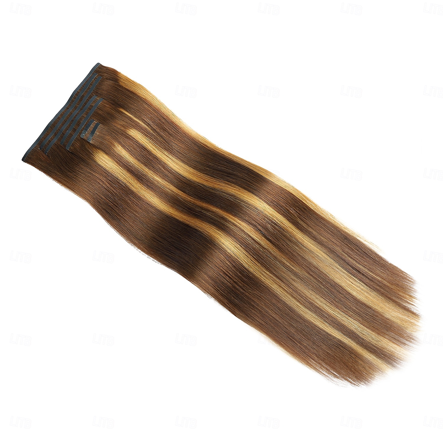 highlight p4/27 14-18 inch steil haar lang 9-delige set pu dikke clip-in haarextensies 2025 - $170.99 –P2
