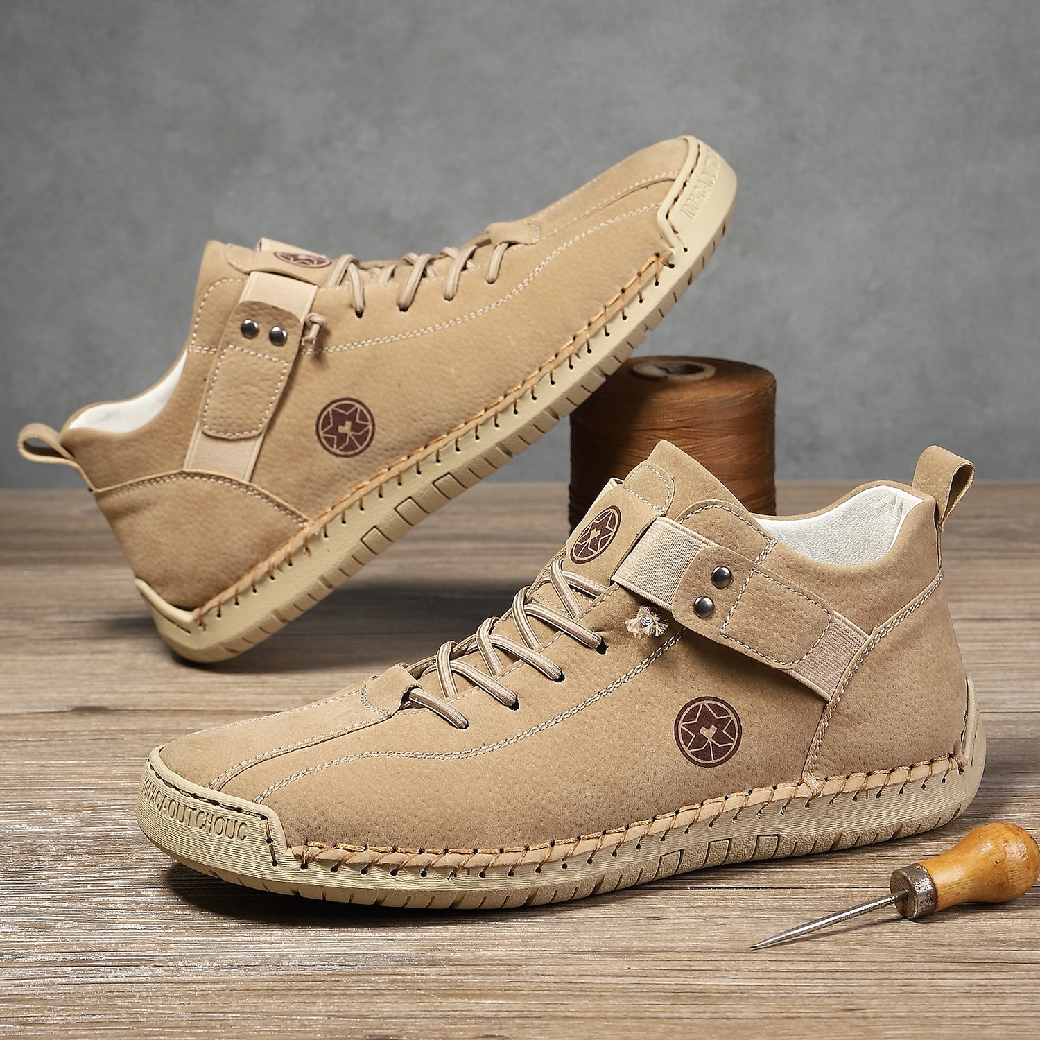 stivali casual da uomo con lacci – mocassini da guida retrò fatti a mano con suola comoda per le uscite del fine settimana e lo stile rilassato di tutti i giorni del 2026 a $46.99 –P2