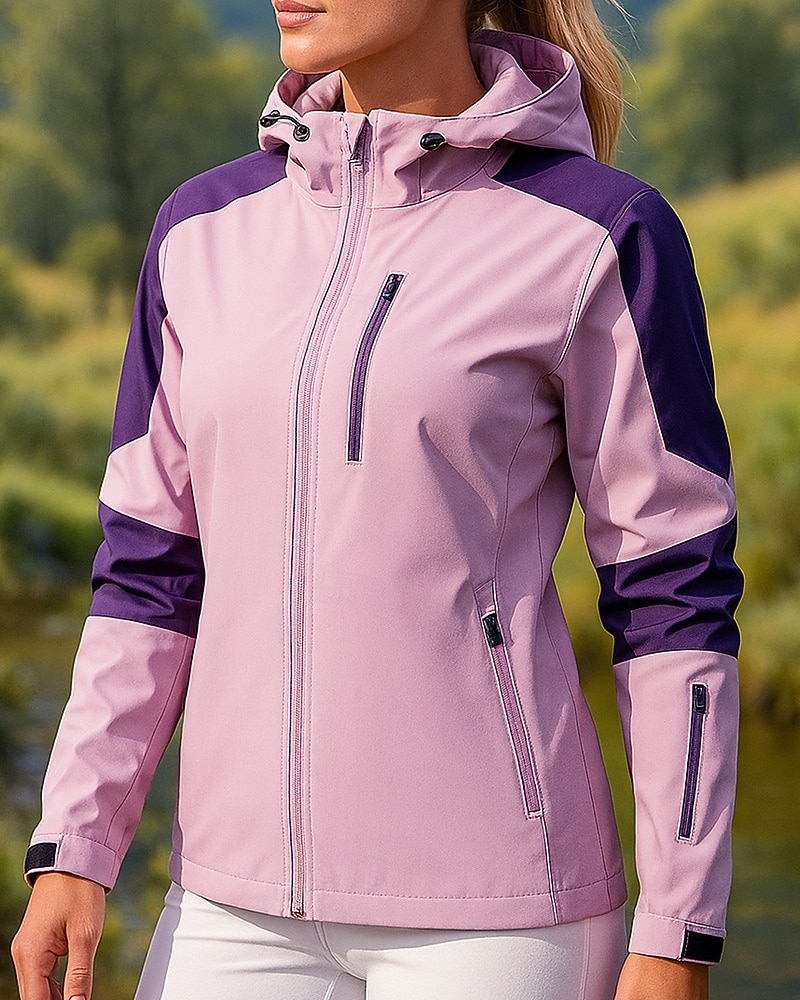 Femmes Coupe-Vent Veste softshell Veste de randonnée Extérieur Imperméable Coupe-vent Tenues de randonnée Vêtements de randonnée Printemps Automne Top Pêche Camping / Randonnée / Spéléologie Course de 2026 ? $38.99 –P3