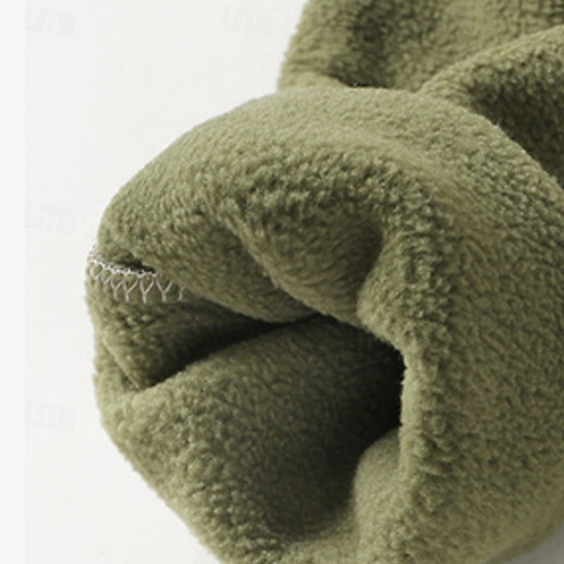 Barn Pojkar Fleece-jacka Friluftsjacka Kappa Ytterkläder Färgblock Långärmad Dragkedja Ficka Komfort Håller värmen Mjukt Täcka Utomhus Mode Dagligen Rodnande Rosa Grön Vår Höst 4 år + 2025 - $32.99 –P8