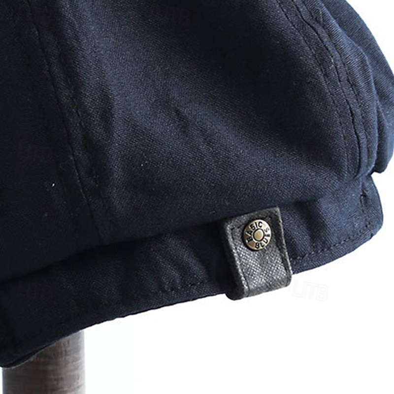 Herren Schiebermütze Ascot-Hut Zeitungsjungenmütze Schwarz Kaffee Baumwolle Mode Lässig Straße Täglich Einfach Verstellbar Sonnenschutz Atmungsaktiv 2026 - $15.49 –P7