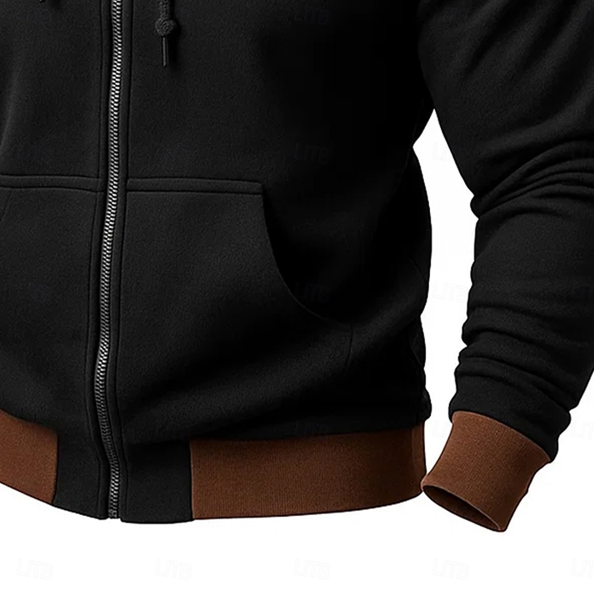 Homme Sweat à capuche Sweat à capuche zippé intégral Sweat à capuche en polaire Sweat à capuche tactique Noir bleu marine Kaki Gris Clair À capuche Uni Fermeture éclair Sport & Loisir Occasionnel de 2025 ? $27.99 –P3