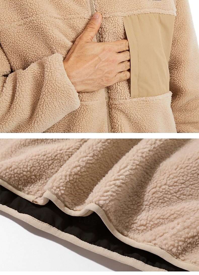 Giacca in pile da uomo, giacca riscaldata, formale, da casa, tascabile, autunno inverno, tinta unita, attiva, neutra, colletto della camicia, giacca nera kaki normale (batterie non incluse) del 2025 a $111.99 –P5