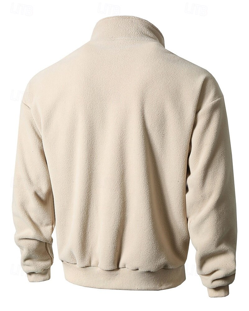 Per uomo Giacca Invernale Giacca in Pile Giacca Casual Vacanza Quotidiano Calore Termico Tasca Pile Autunno Inverno Semplice Moda Streetwear Collo alla coreana Regolare Nero Cachi Verde militare del 2025 a $27.99 –P2