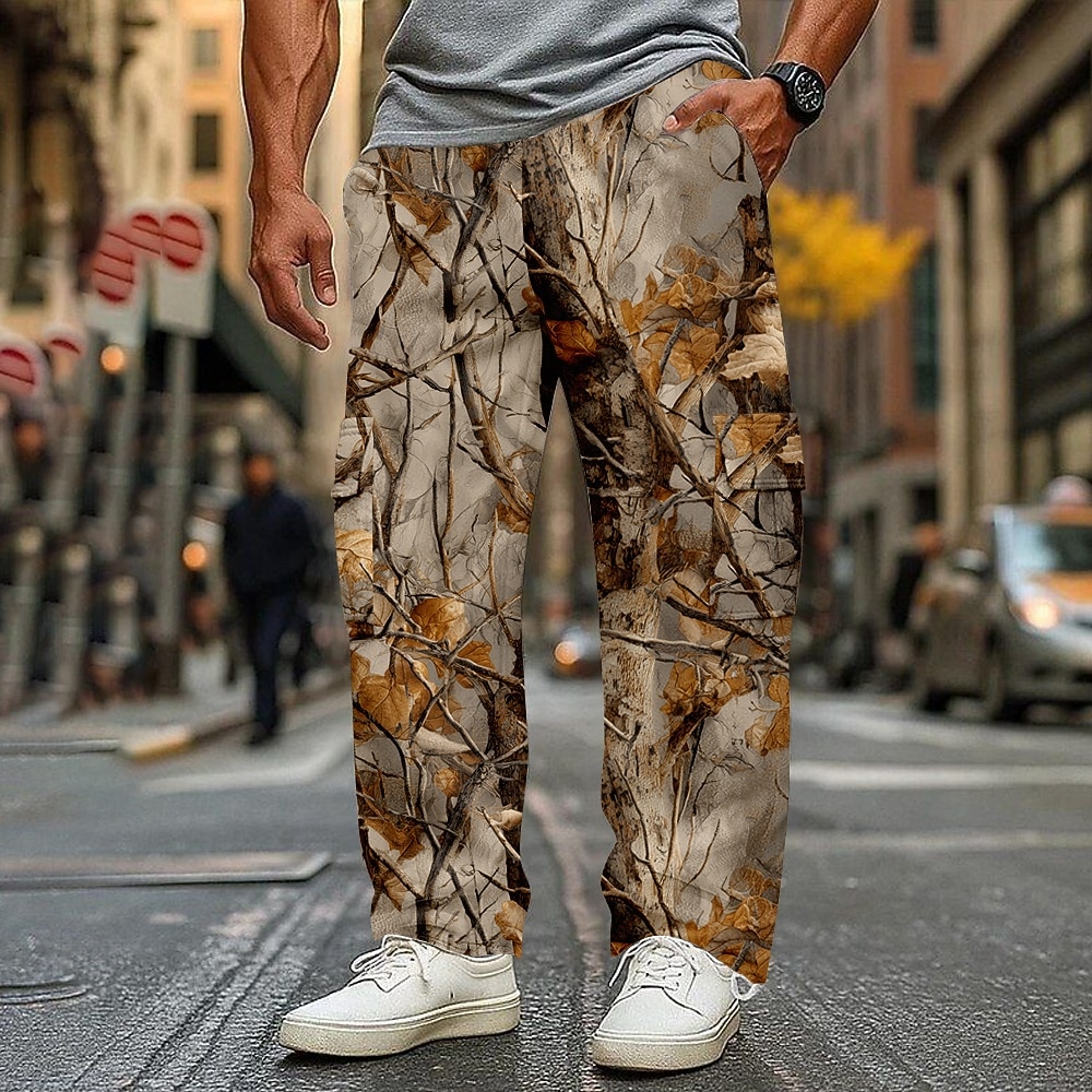 Per uomo Mimetico Pantaloni da Tuta Cargo Joggers Pantaloni casual Misura del girovita medio Casual All'aperto Sportivo Caccia Coulisse elastica in vita Fondo aperto Pantaloni tattici con tasche del 2026 a $27.99 –P3