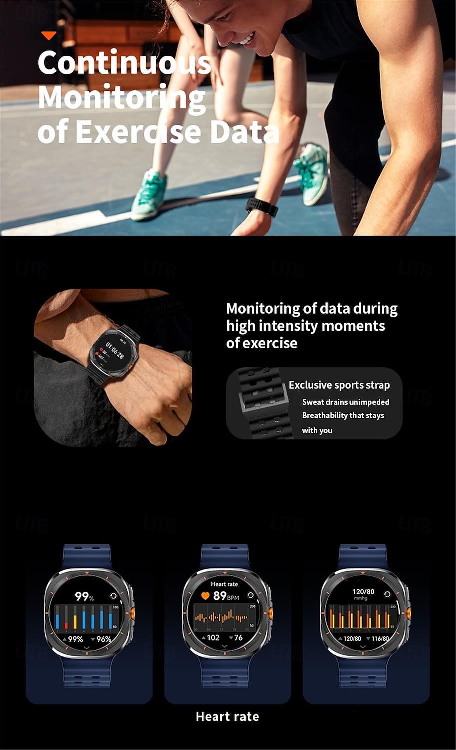 HD8ultra Reloj inteligente 1.46 pulgada Smartwatch Reloj elegante Bluetooth Monitoreo de temperatura Podómetro Recordatorio de Llamadas Compatible con Android iOS Mujer Hombre Larga espera Llamadas 2025 - $52.99 –P9