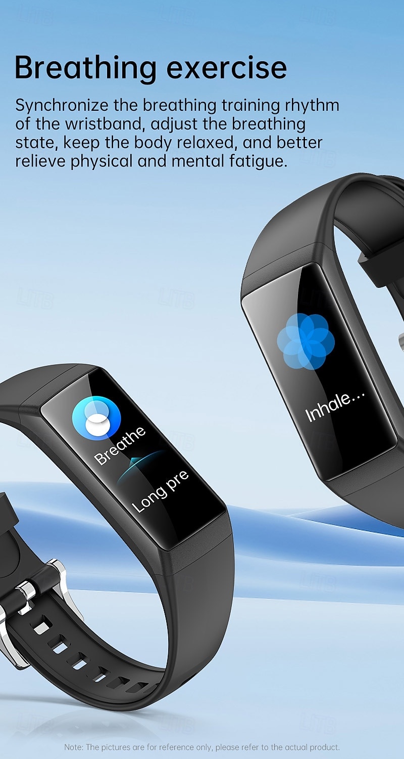 BK05 Smart Watch 0.96 inch Smart Band Fitness Bracelet Bluetooth Pedometer Call Reminder Fitness Tracker Compatible with Android iOS Unisex Long Standby Waterproof Media Control IP68 44mm Watch Case 2026 - $39.99 –P6