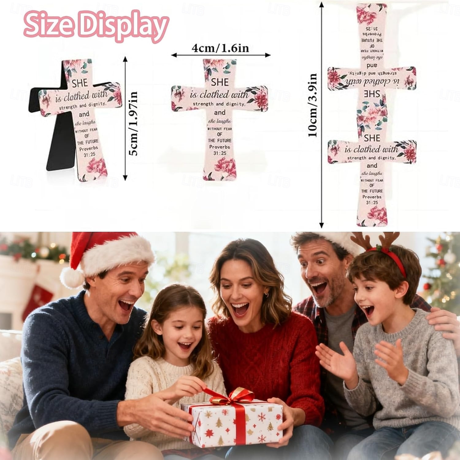 Marcadores magnéticos con forma de cruz (12, 16 y 24 unidades), ideales para el estudio bíblico, lectores, profesores y estudiantes. 2025 - $9.99 –P14