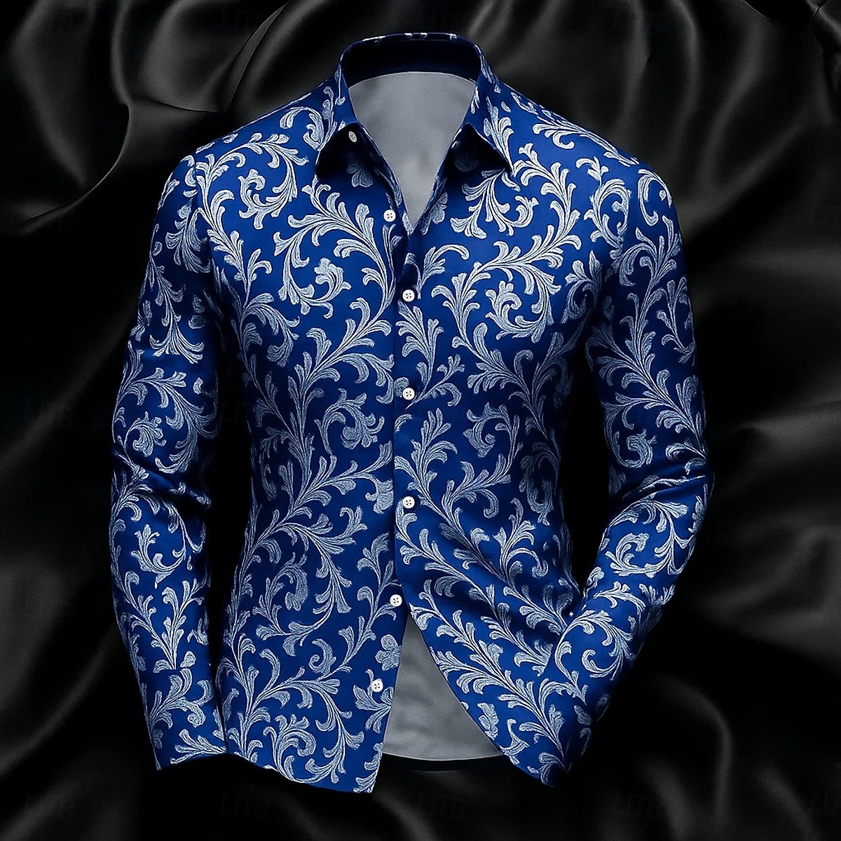 Per uomo Camicia Camicia in raso Camicia a righe Camicia casual Camicia con Bottoni Paisley Formale Matrimonio Nero Vino Blu Verde Manica Lunga Colletto Primavera & Autunno Tutte le stagioni del 2025 a $26.99 –P3