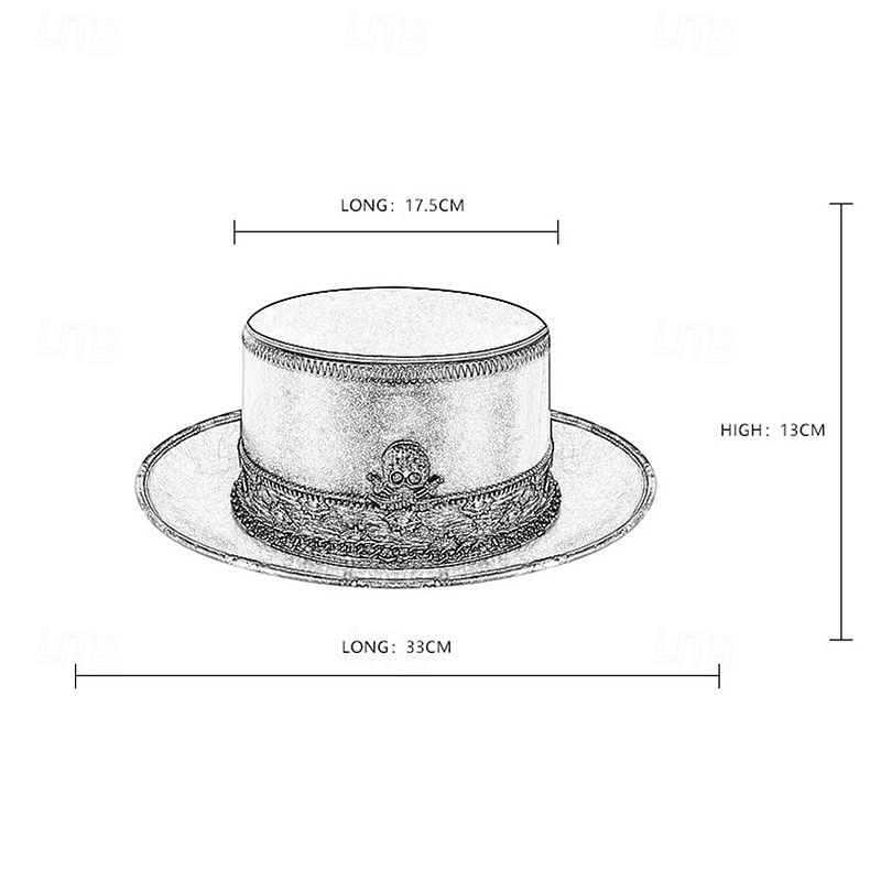 Homme Chapeau de Soleil Chapeau de Fête Noir EPE Mode Occasionnel Halloween Rue Quotidien Crânes Confortable Respirant de 2026 ? $38.99 –P8