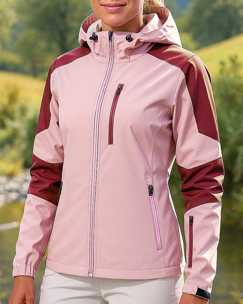 Femmes Coupe-Vent Veste softshell Veste de randonnée Extérieur Imperméable Coupe-vent Tenues de randonnée Vêtements de randonnée Printemps Automne Top Pêche Camping / Randonnée / Spéléologie Course de 2026 ? $38.99 –P4