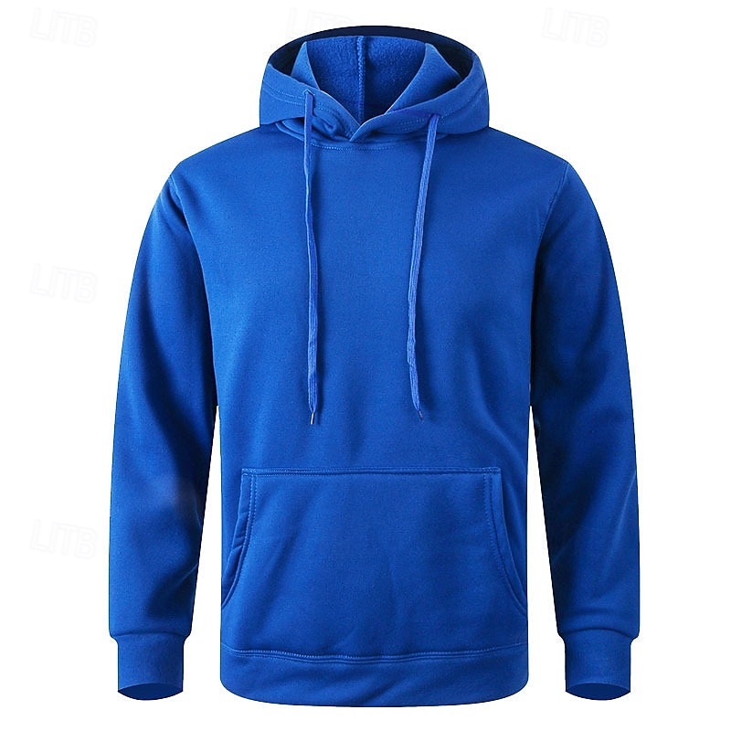 Hombre Sudadera Sudadera Con Capucha Sudadera con capucha de lana Negro Blanco Amarillo Rosa Verde Ejército Con Capucha Plano Bolsillo Deporte Casual Diario Ropa de calle Fresco Ropa deportiva 2025 - $17.99 –P9