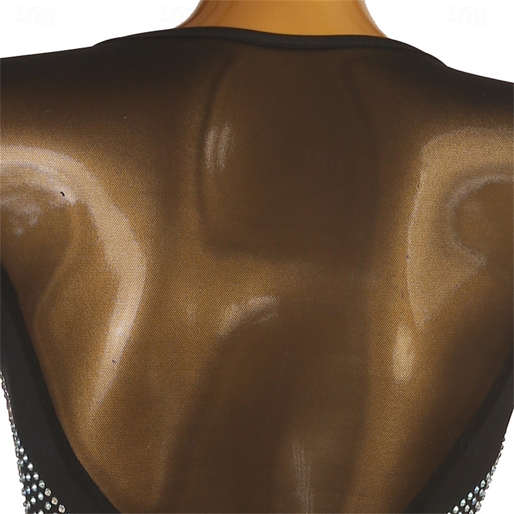 rochie de dans latin pentru femei rochii de antrenament pentru dans rumba rochii de performanță 2025 - $179.99 –P6