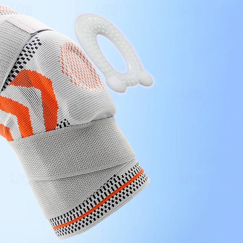 Masculino Pacote com 2 joelheiras de compressão esportiva Anti-Escorregar Tecido Dor no joelho Suporte de joelho Para Exercite-se LCA Levantamento de peso de 2025 por $20.99 –P5